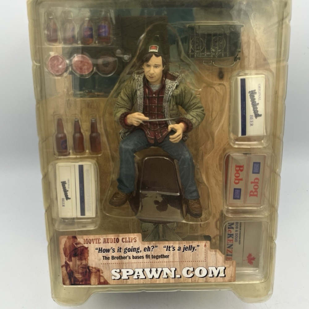 2000 McFARLANE TOYS Bob McKenzie Strange Brew Action Figure - Picture 3 of 6